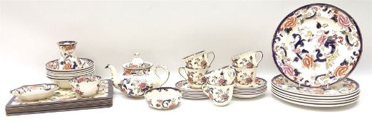 Masons part tea and dinner service in mandalay pattern