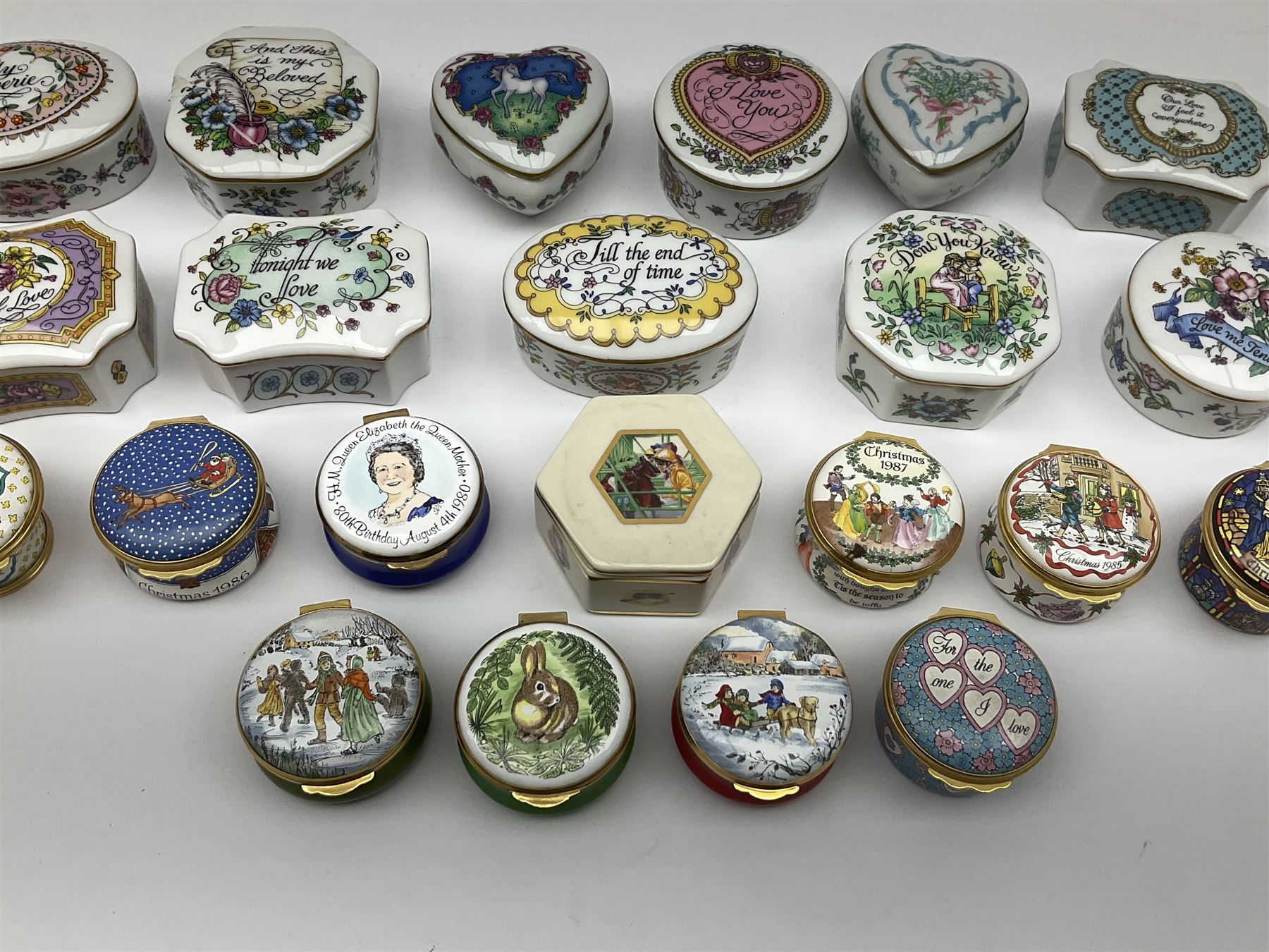 Six Halcyon Days enamel boxes - Image 6 of 22