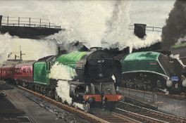 Dave Stanley (20th century): 'Eastern Region A1 Pacific Bois Russell Railway Locomotive'