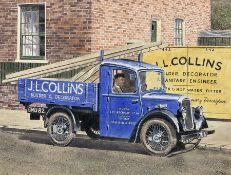 Robert Nixon (British 1955-): 'Collins Builders and Decorators' Van