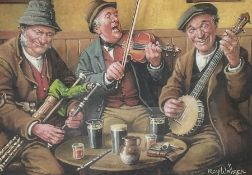 After Roy Wallace (Irish 20th century): 'The Musicians'