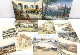 English School (20th century): Landscapes
