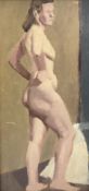 English School (mid 20th century): Standing Female Nude