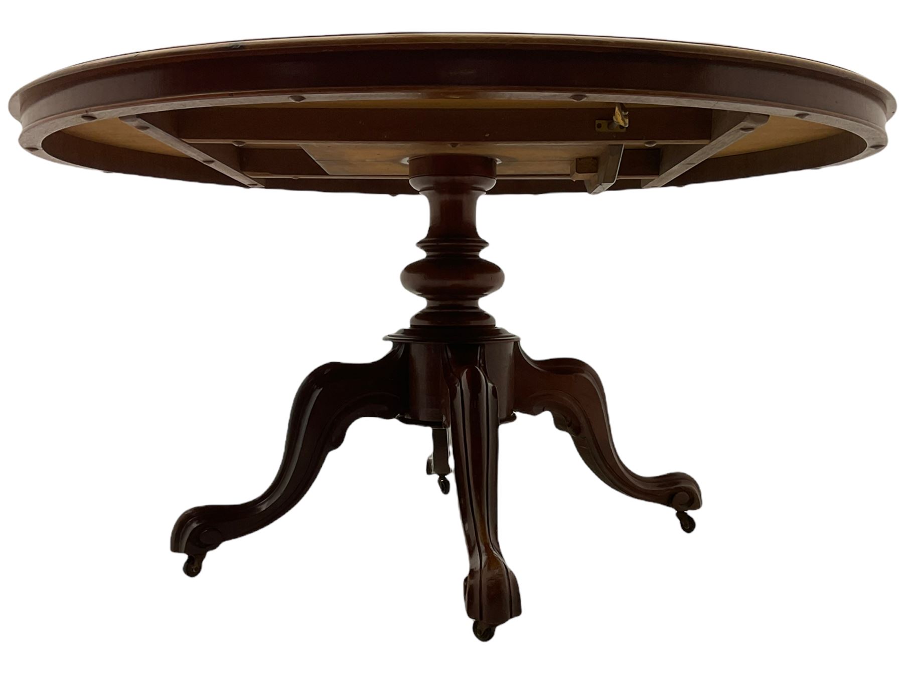 Victorian oval loo centre table
