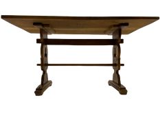 Yorkshire walnut Squirrelman rectangular table