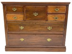 Edwardian walnut chest