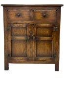 Medium oak side cabinet