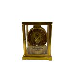 A 1950's gilt brass cased Jager- LeCoultre Atmos Clock