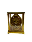 A 1950's gilt brass cased Jager- LeCoultre Atmos Clock