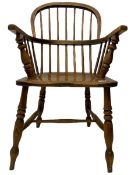 19th century elm Windsor chair