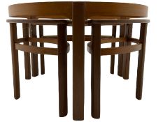 Nathan Teak - mid 20th century teak nest of tables