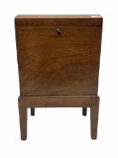 George III mahogany cellarette