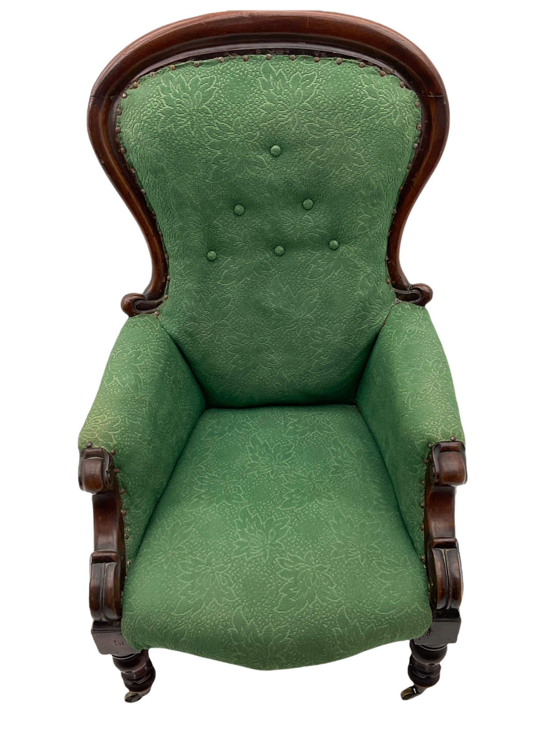 Early Victorian armchair - Image 2 of 5