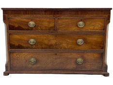 Early 19th century mahogany chest