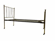 Edwardian brass 3' single bedstead