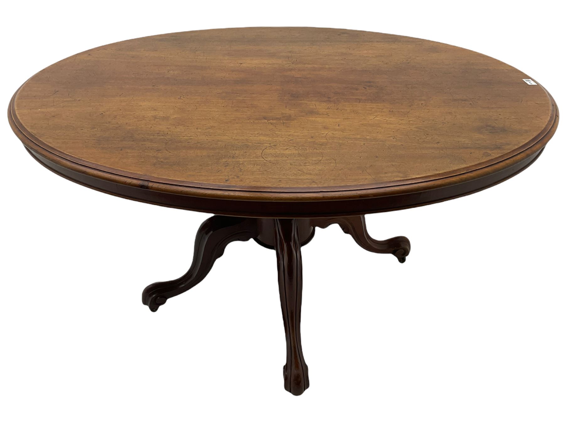 Victorian oval loo centre table - Image 2 of 5