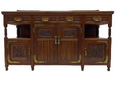 Late 19th century Aesthetic Movement walnut sideboard