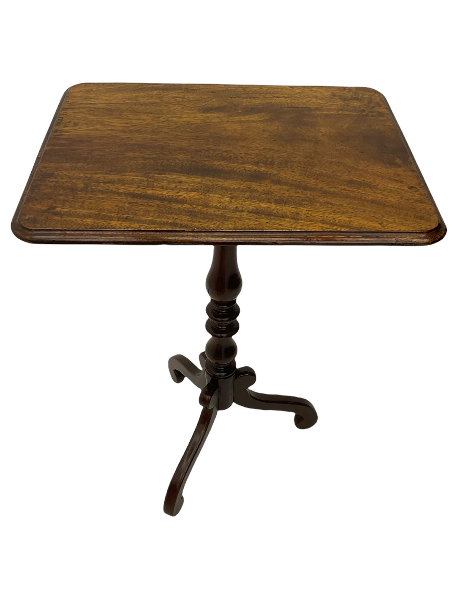 19th century tripod table - Image 2 of 5