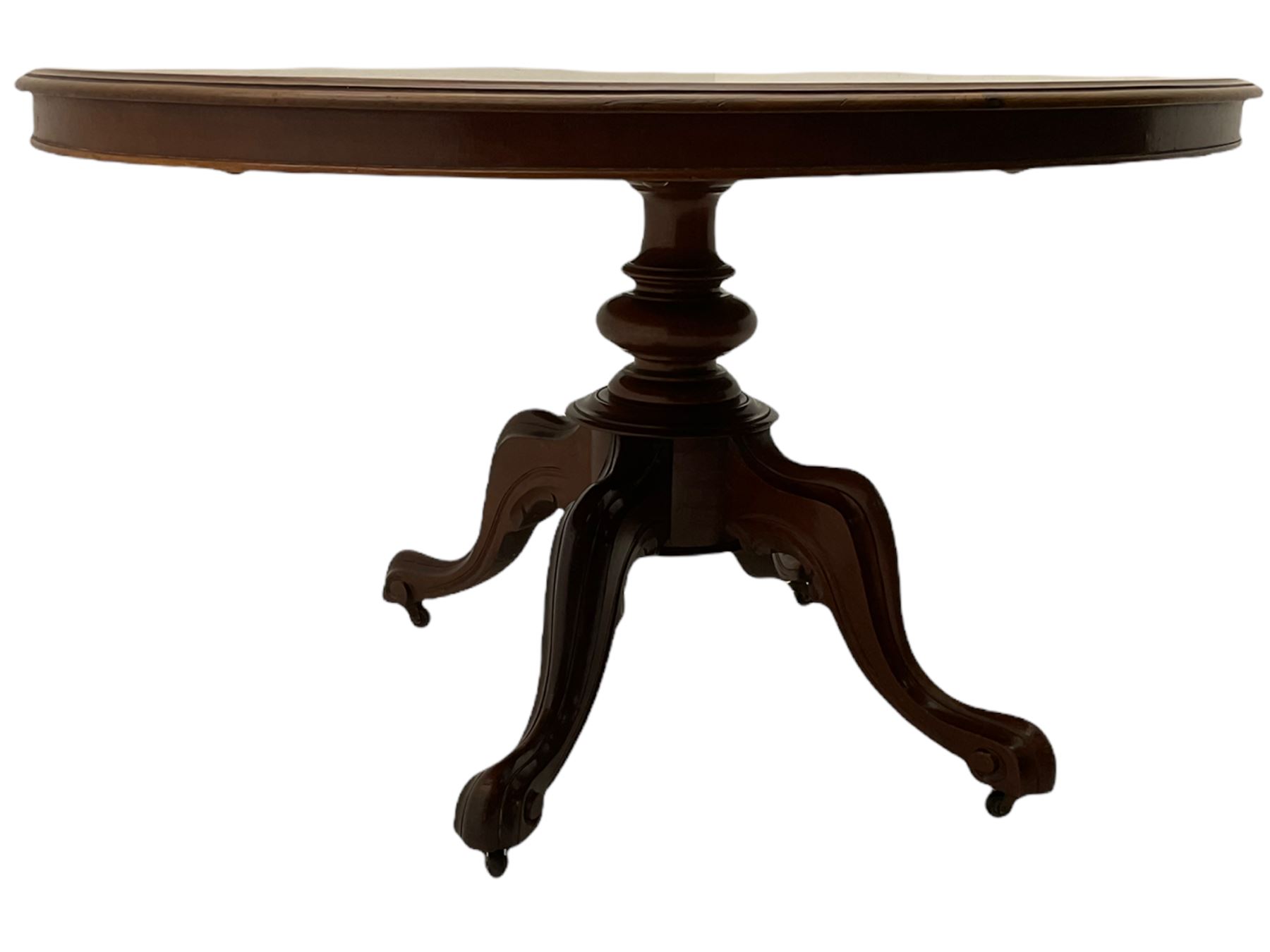 Victorian oval loo centre table - Image 3 of 5