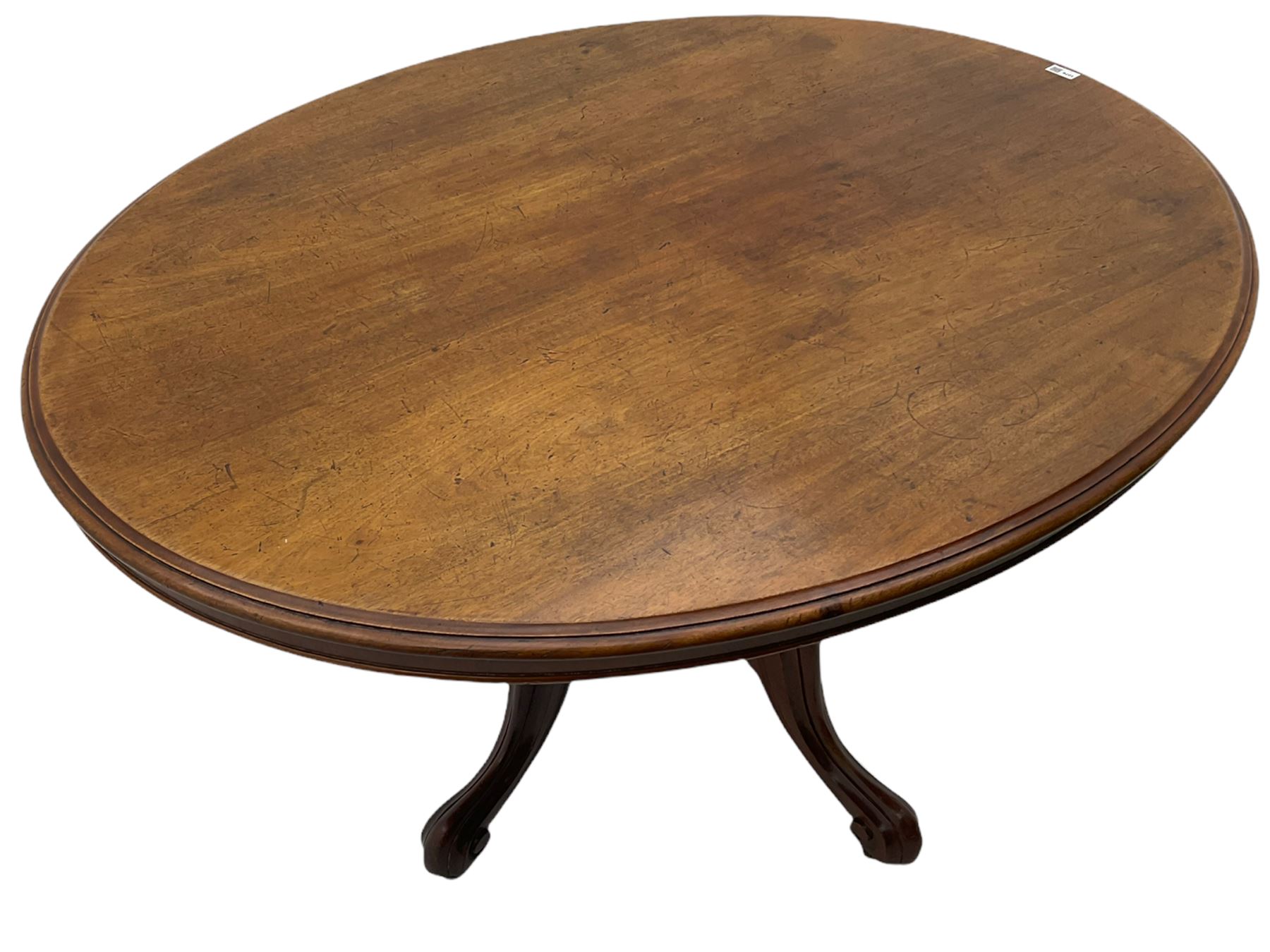 Victorian oval loo centre table - Image 4 of 5
