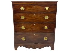 19th century inlaid mahogany chest