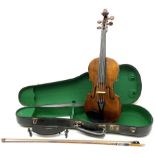 German viola c1900 with 38.5cm (15.25") two-piece maple back and ribs and spruce top