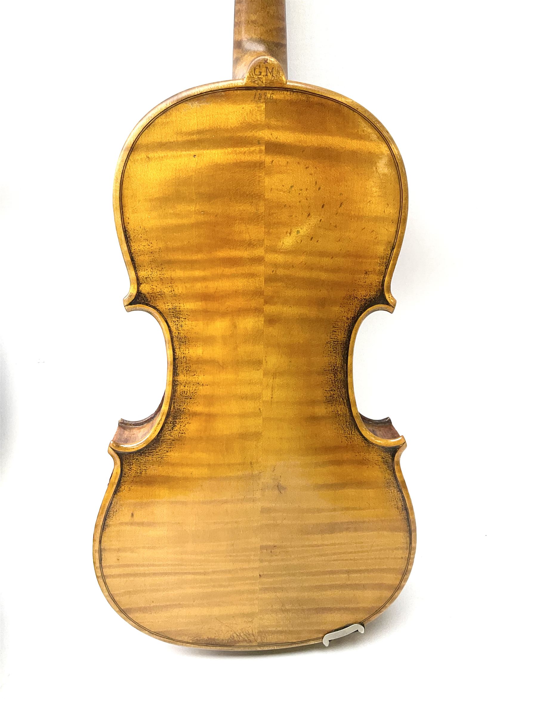 German viola c1900 with 38.5cm (15.25") two-piece maple back and ribs and spruce top - Image 13 of 21