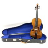 German viola c1900 with 38.5cm (15.25") two-piece maple back and ribs and spruce top