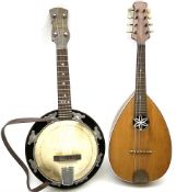 Melody-Uke four-string ukelele banjo