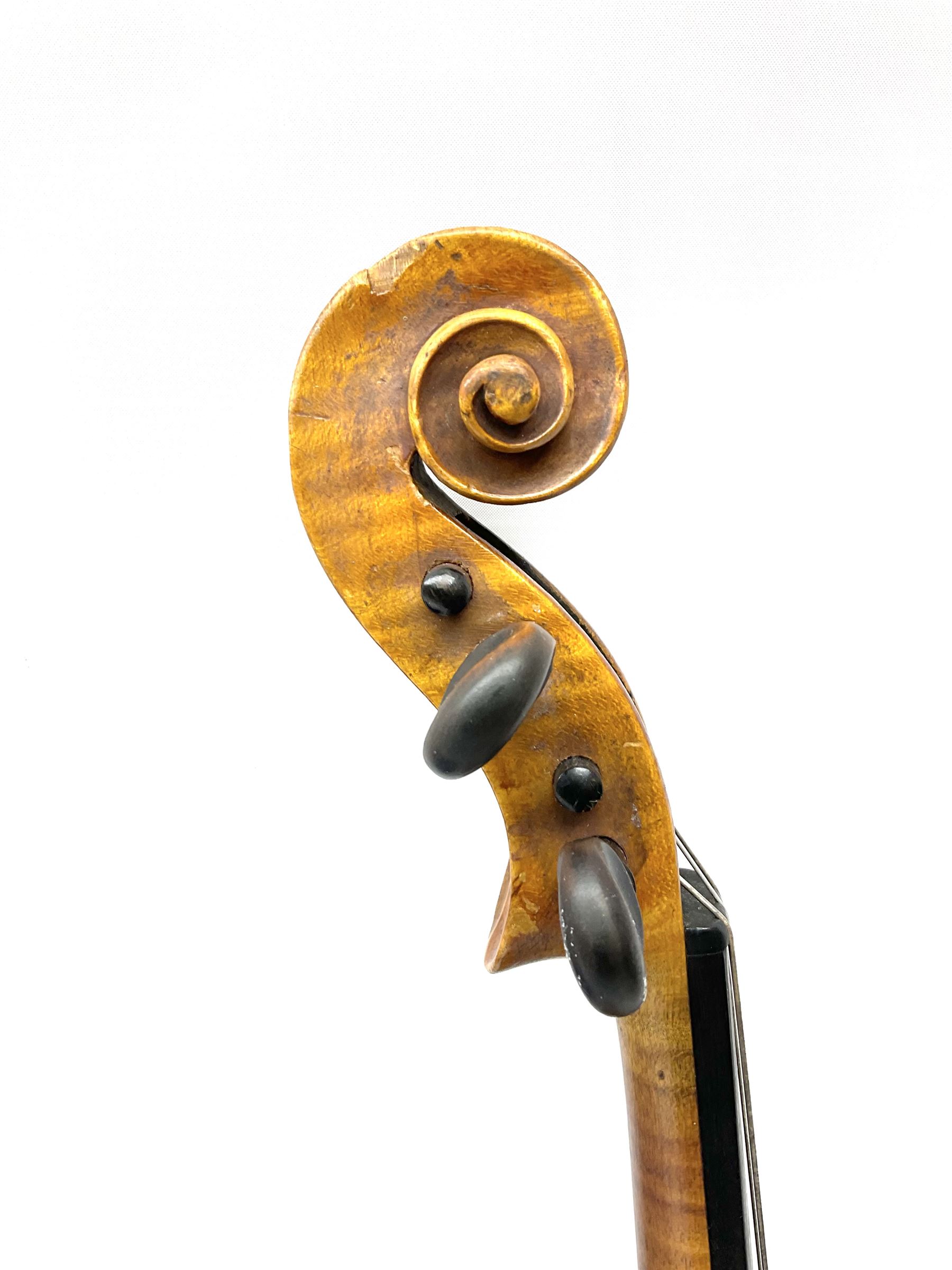 German viola c1900 with 38.5cm (15.25") two-piece maple back and ribs and spruce top - Image 14 of 21
