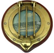 Reproduction ship's brass porthole