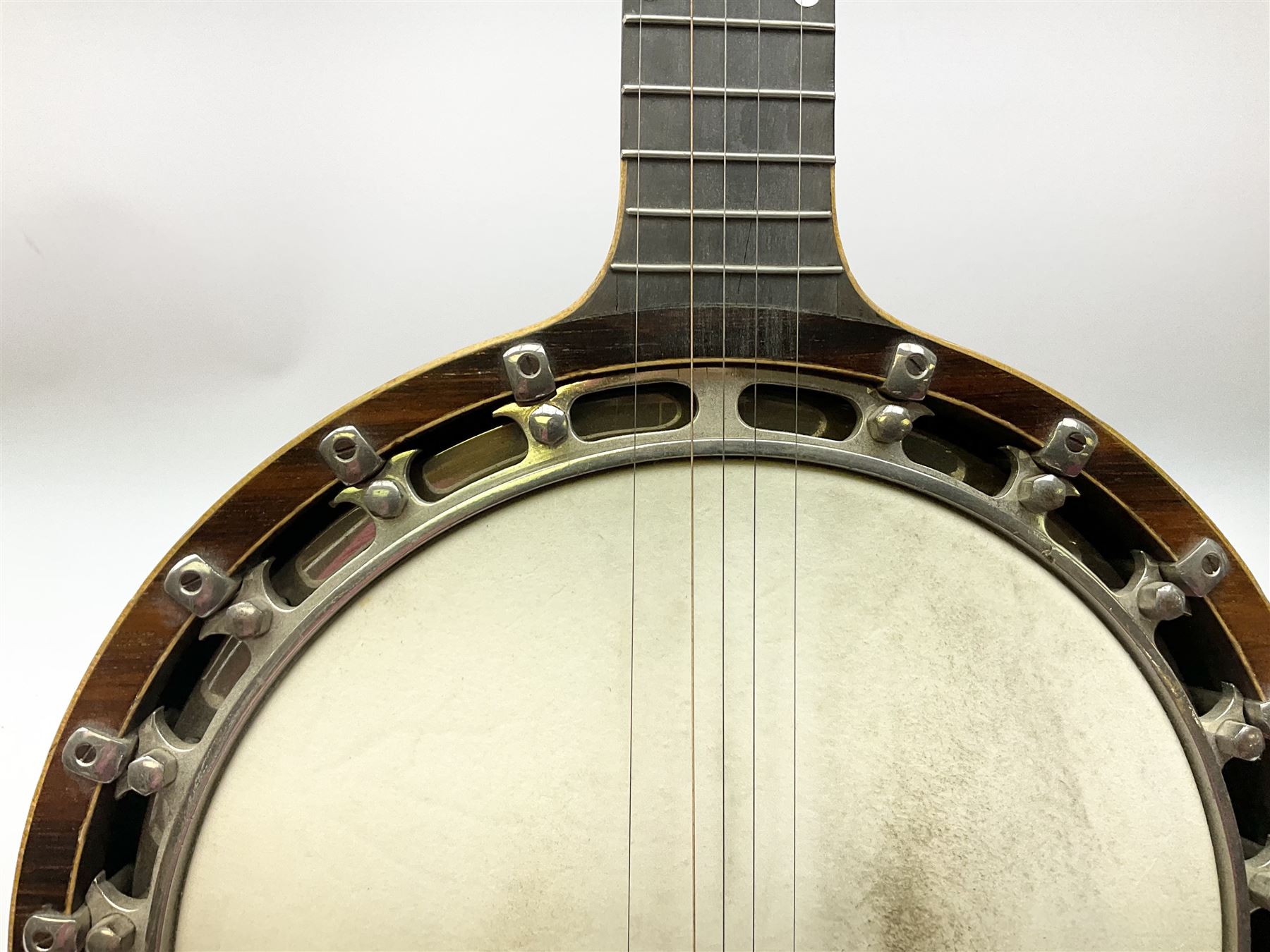 The Windsor Popular Model 5 five string closed back banjo - Image 4 of 21