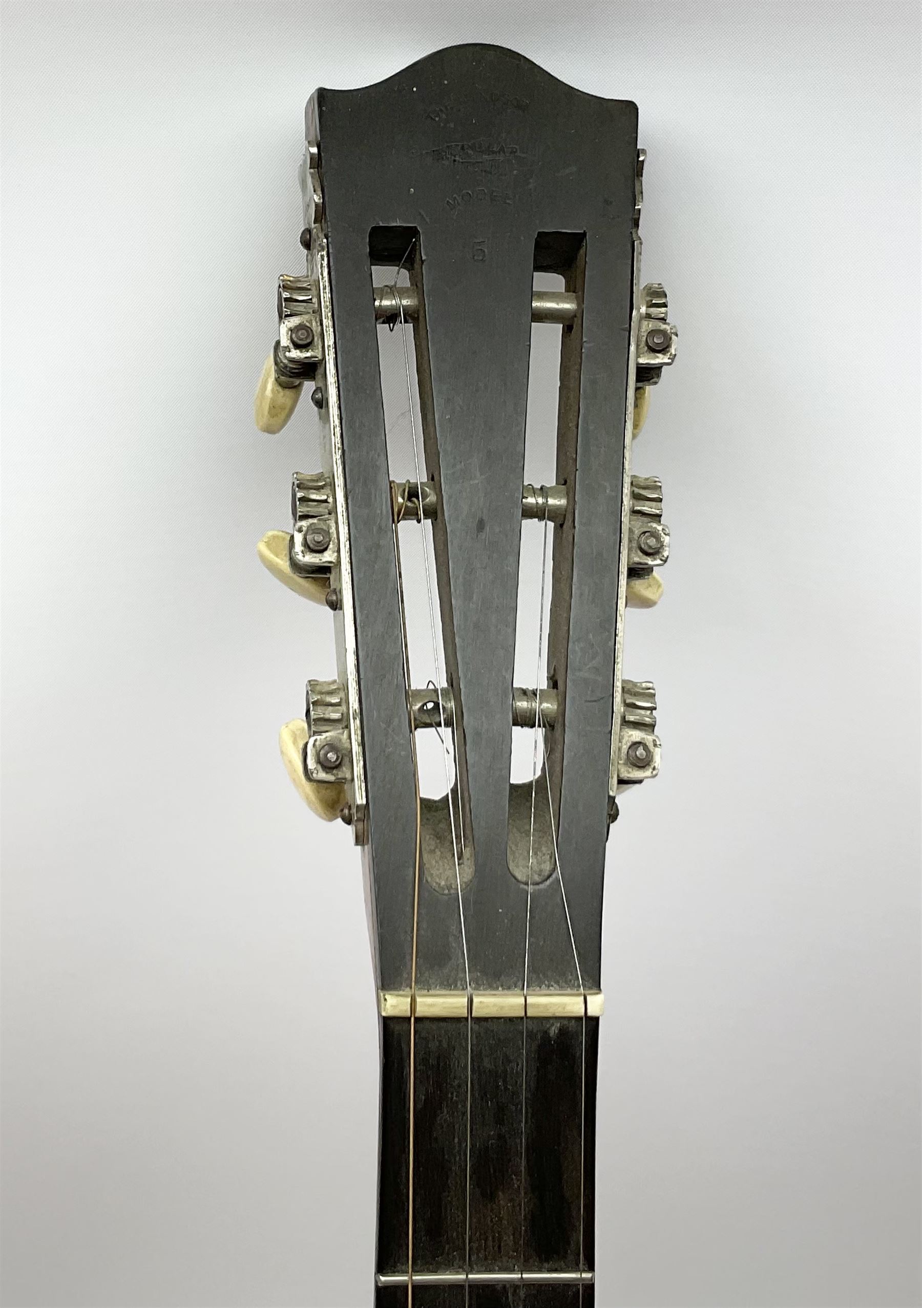 The Windsor Popular Model 5 five string closed back banjo - Image 5 of 21