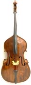 Fine double bass by Albert Volkmann double bass specialist of Schonbach Bohemia c1910