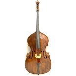 Fine double bass by Albert Volkmann double bass specialist of Schonbach Bohemia c1910