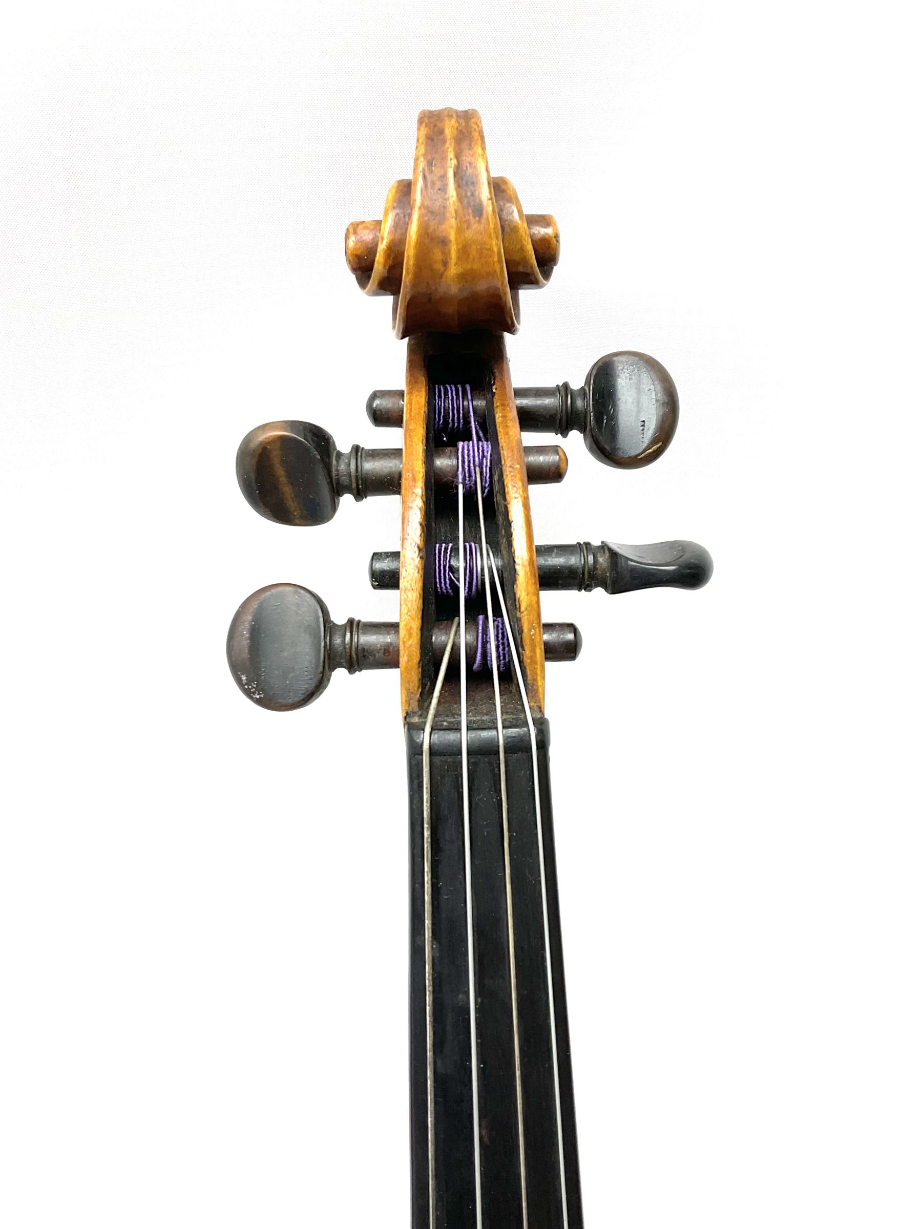 German viola c1900 with 38.5cm (15.25") two-piece maple back and ribs and spruce top - Image 5 of 21