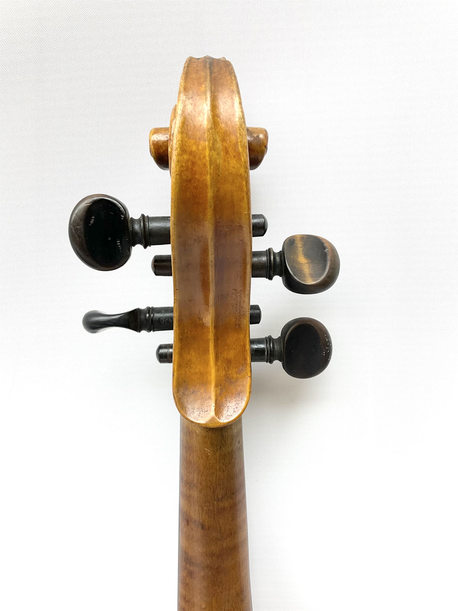 German viola c1900 with 38.5cm (15.25") two-piece maple back and ribs and spruce top - Image 10 of 21