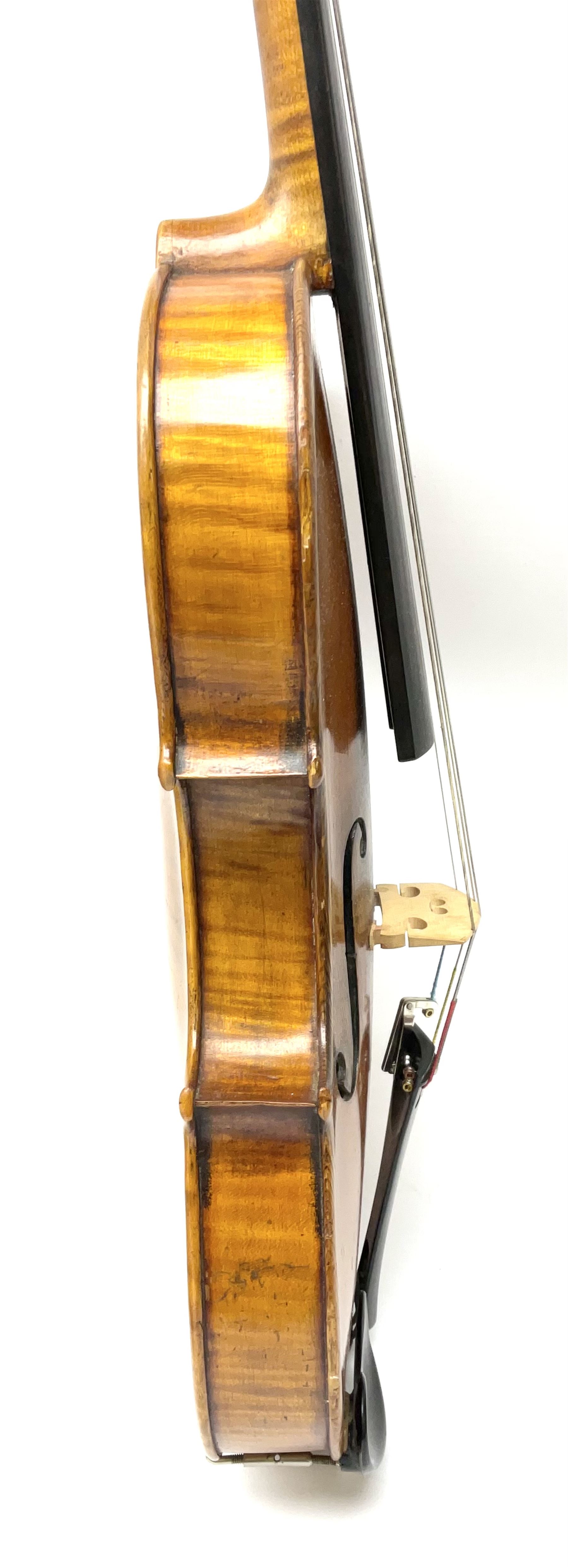 German viola c1900 with 38.5cm (15.25") two-piece maple back and ribs and spruce top - Image 17 of 21
