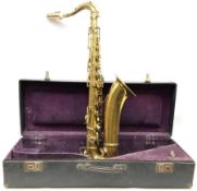 Brass tenor saxophone by Adolphe SAX