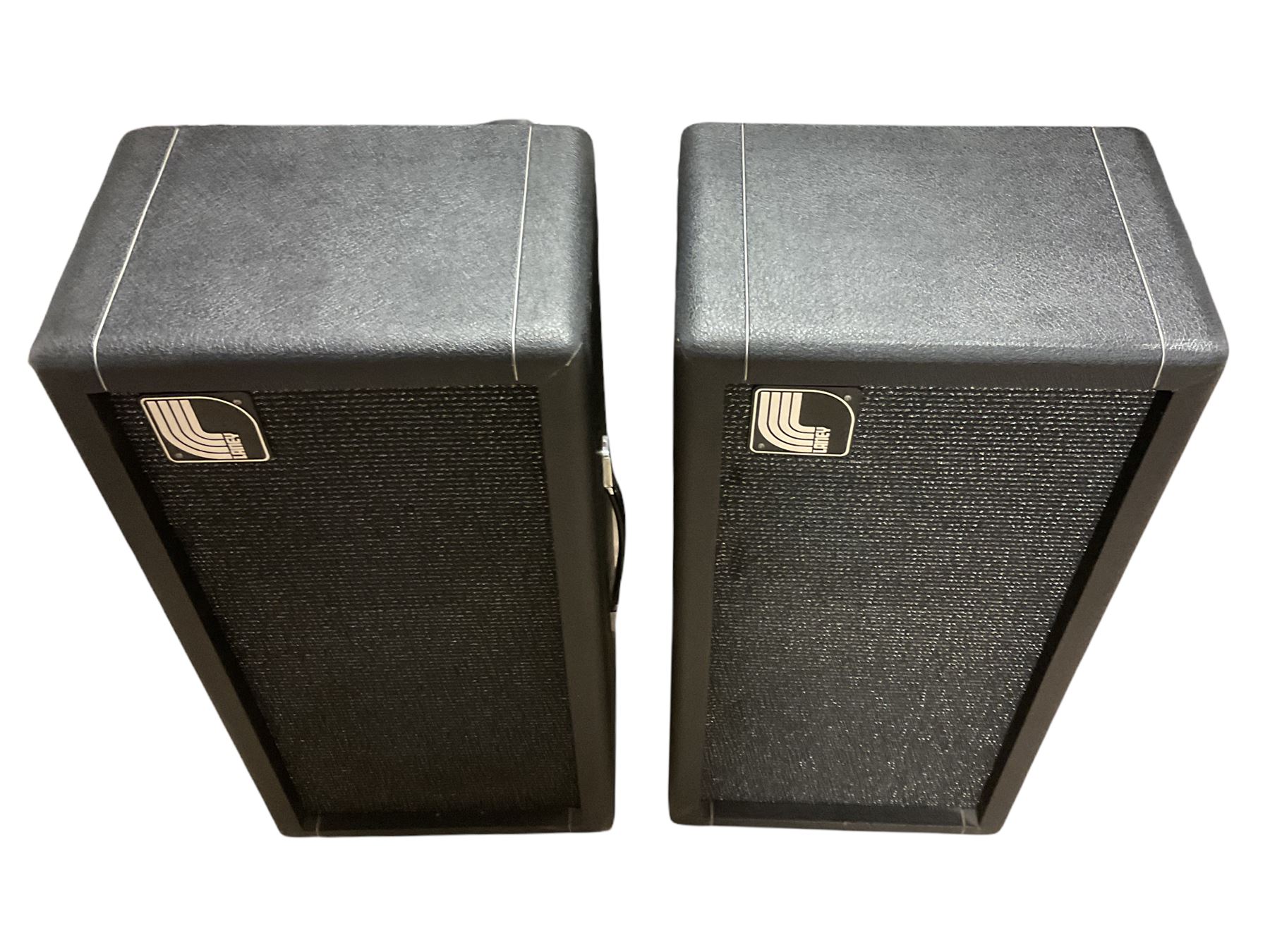1970s pair of Laney professional speakers with leads and covers - Image 4 of 6