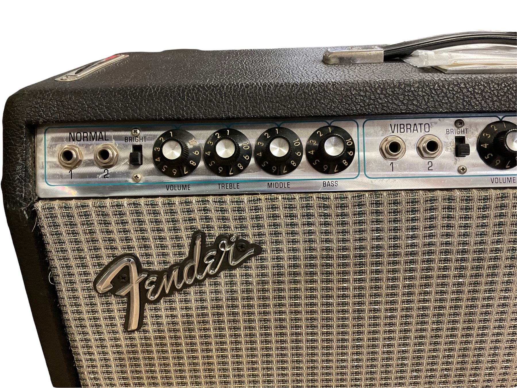 1970s Fender Twin Reverb professional amplifier No.A66744 - Image 4 of 12
