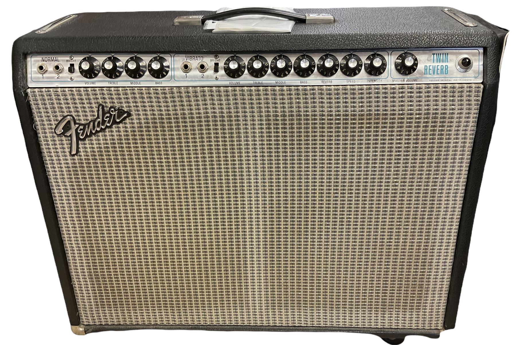 1970s Fender Twin Reverb professional amplifier No.A66744 - Image 3 of 12