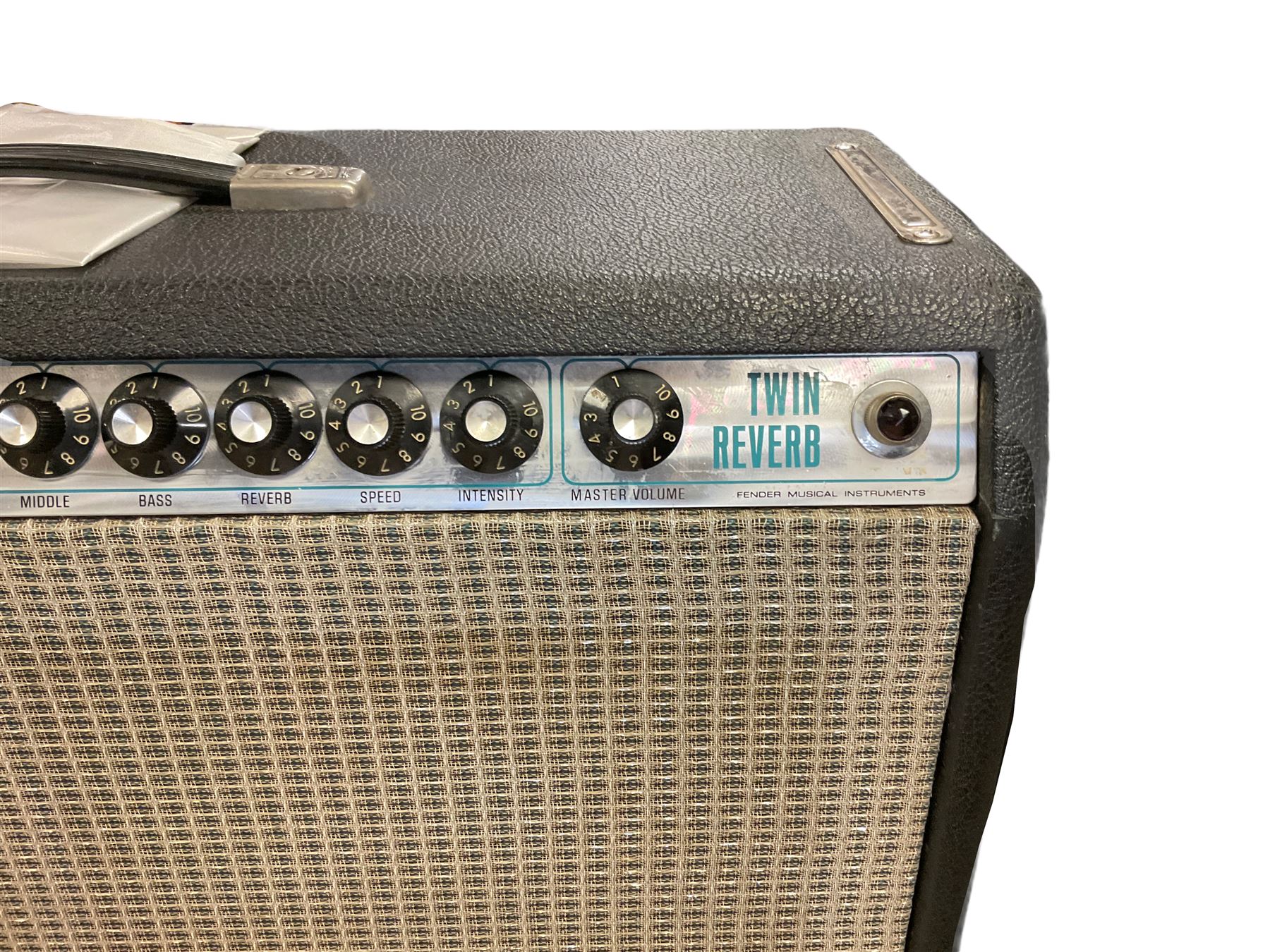 1970s Fender Twin Reverb professional amplifier No.A66744 - Image 6 of 12