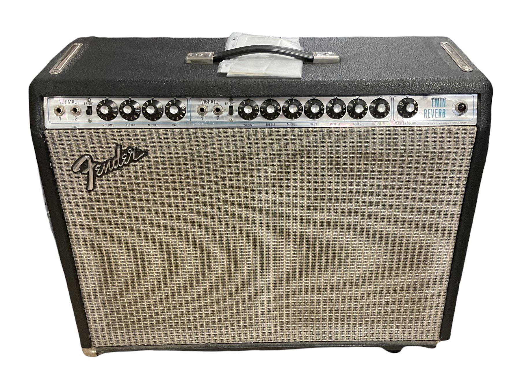 1970s Fender Twin Reverb professional amplifier No.A66744