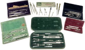 Negretti & Zambra drawing instrument set