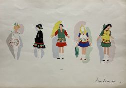 Sonia Delaunay-Terk (French 1885-1979): '1920' Girls Dresses