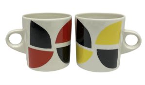 Sir Terry Frost (British 1915-2003): Two earthenware mugs