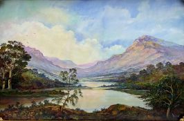 Bruce Kendall (British Contemporary): 'Loch Cluanie' North West Highlands