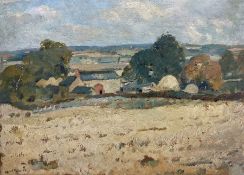 Modern British (20th century): Landscape with Farm