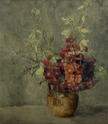 Edith Brearey Dawson (née Robinson) (British 1862-1928): Still Life Jug of Flowers